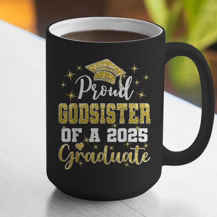 Super Proud Godsister Of 2025 Graduate Graduation Family Graphic Print Coffee Mug