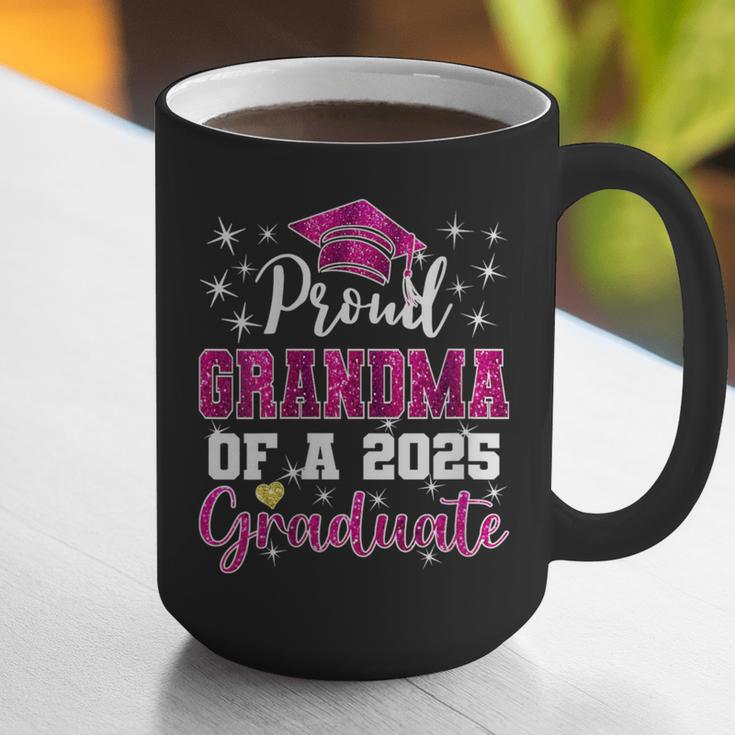 Super Proud Grandma Of 2025 Graduate Graduation Family Graphic Print Coffee Mug