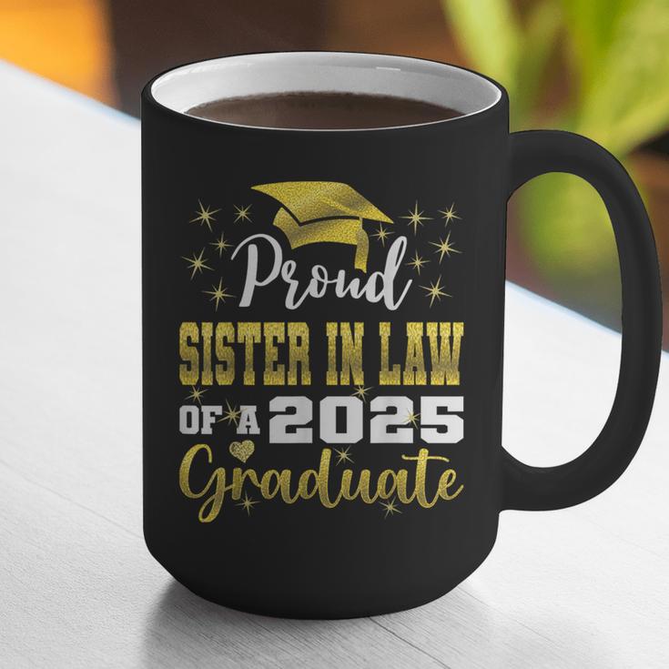 Super Proud Sister In Law Of 2025 Graduate Graduation Family Graphic Print Coffee Mug