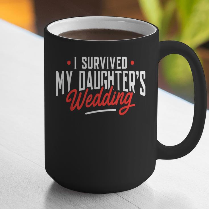 I Survived My Daughter's Wedding Father Of The Bride Dad Graphic Print Coffee Mug