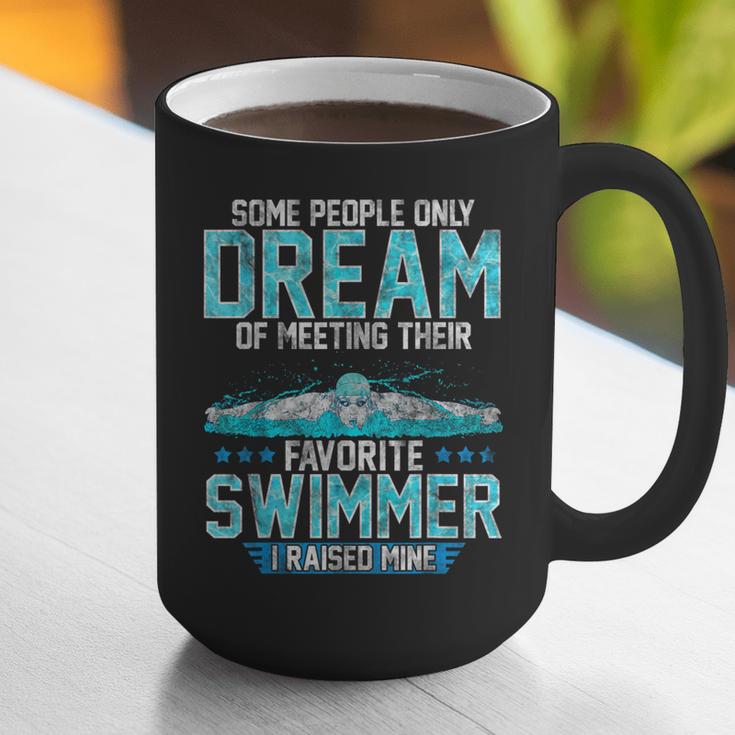 Swimming Parent Swimmer Mom Dad My Favorite Swim Meet Graphic Print Coffee Mug