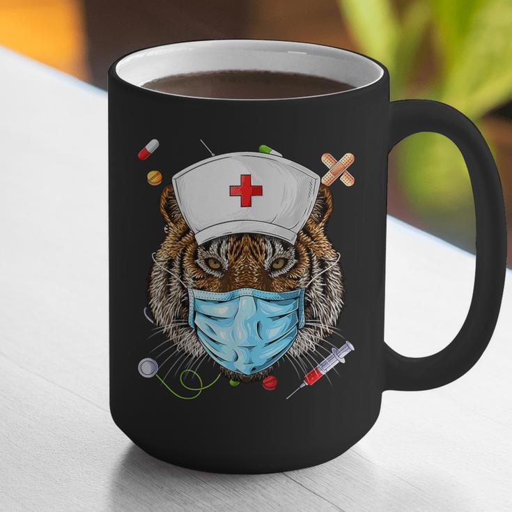 Tiger Nurse RN ER Nursing School Graduation Graphic Print Coffee Mug