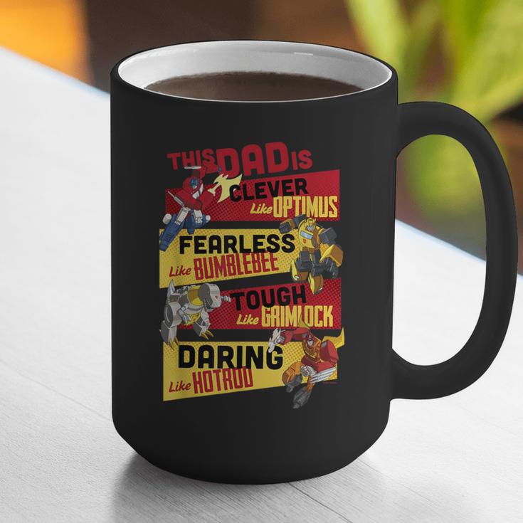 Transformers Father's Day Vintage Autobots Line Up Dad Is Graphic Print Coffee Mug