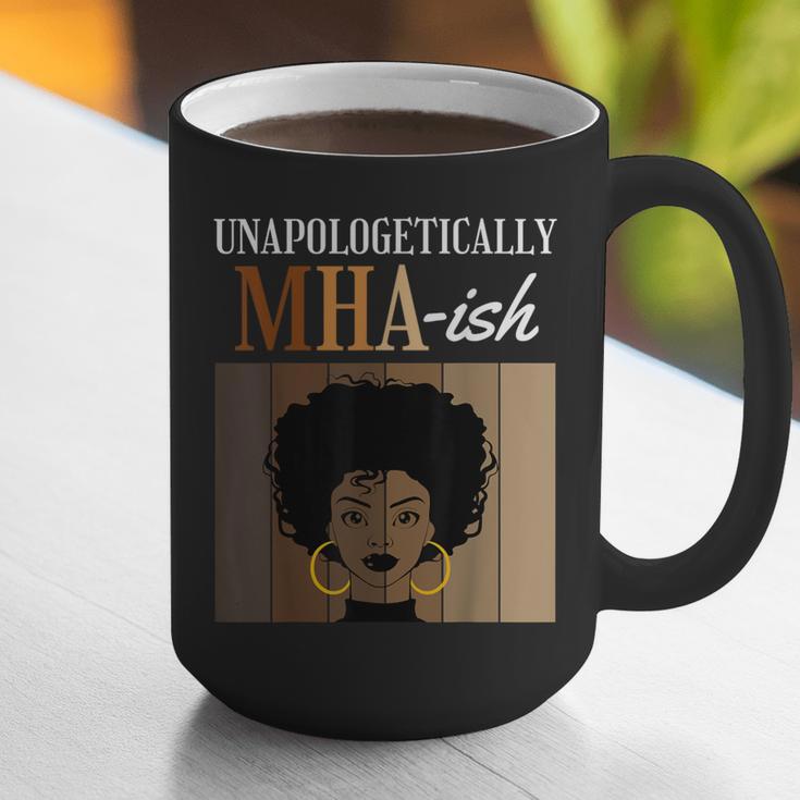 Unapologetically MHA-Ish Student Graduation Afro Graphic Print Coffee Mug
