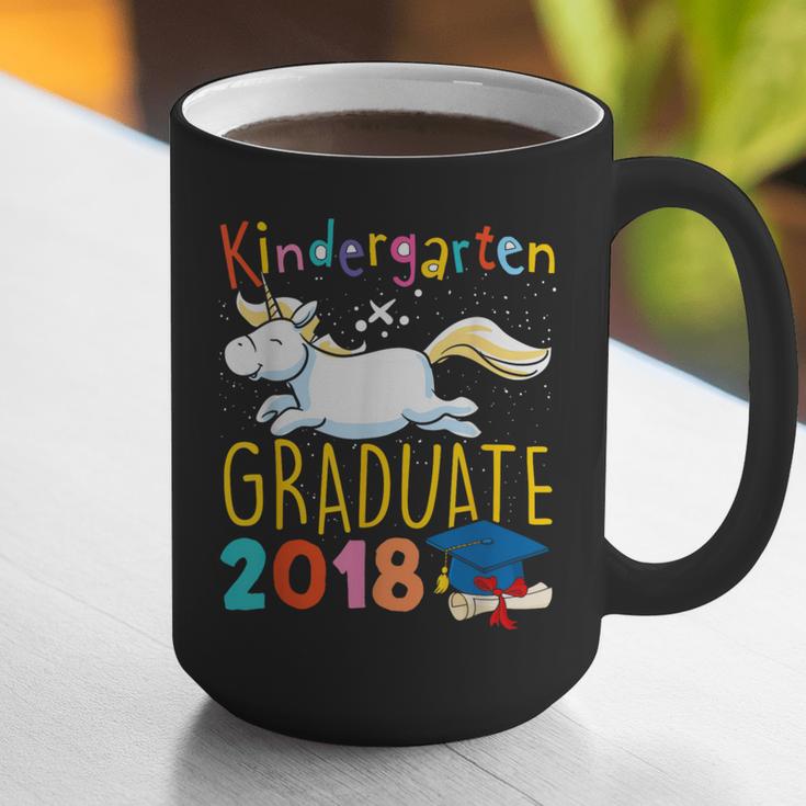 Unicorn Kindergarten Graduation Shirt Girls Graphic Print Coffee Mug