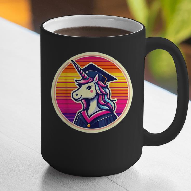 Unicorn University Graduation Graduating School Girl Cute Graphic Print Coffee Mug