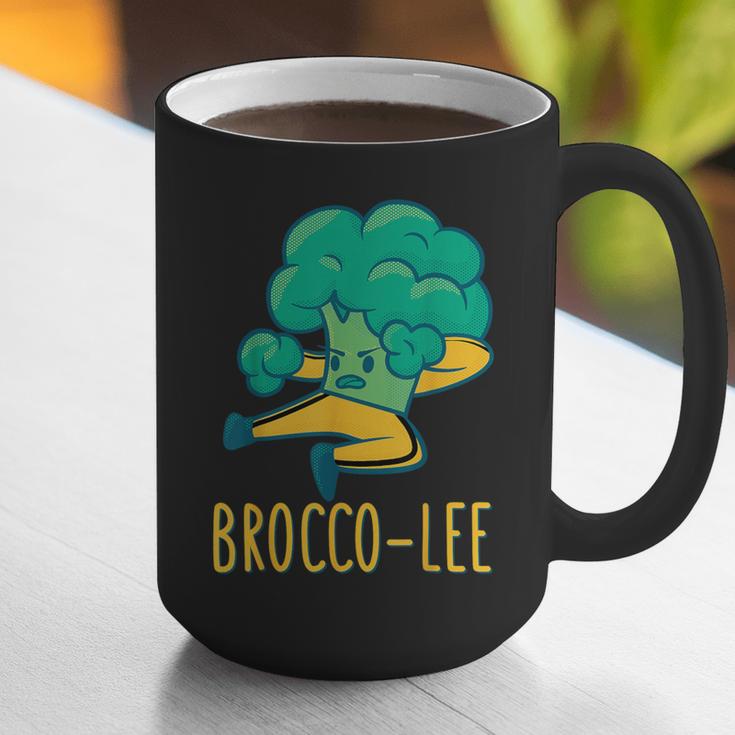 Vegetable Word Game Dad Joke Brocco-Lee Broccoli Graphic Print Coffee Mug
