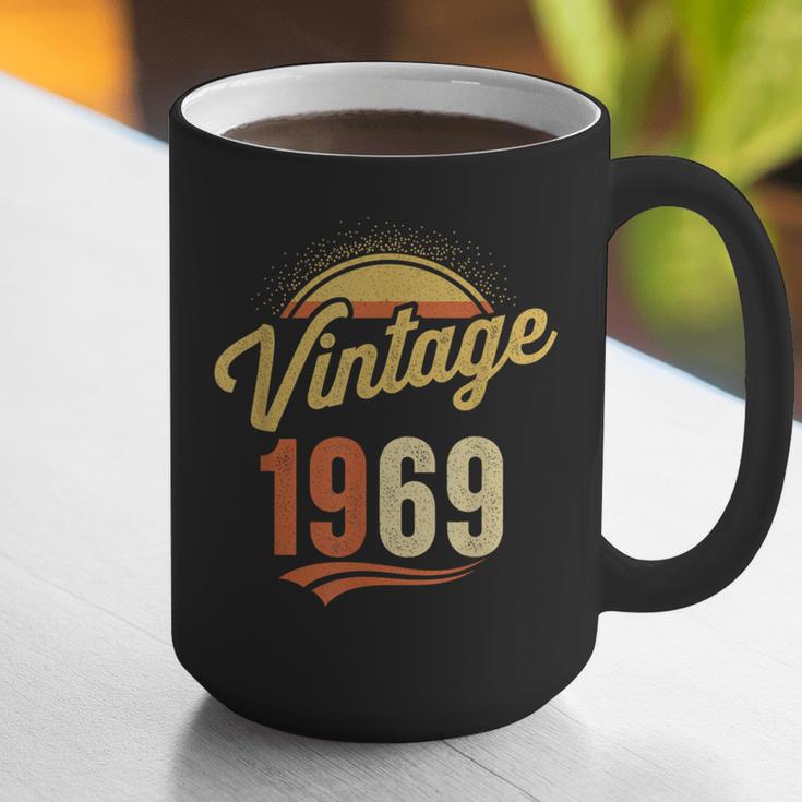 Vintage 1969 Retro Era Badge For Nostalgia Fans Graphic Print Coffee Mug