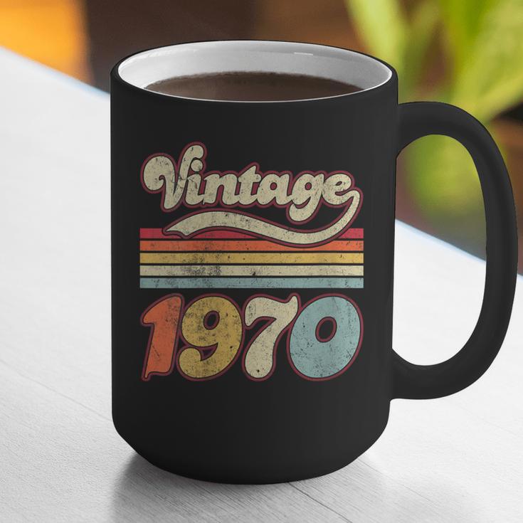 Vintage 1970 Birthday Retro Style 70's Born Nostalgia Outfit Graphic Print Coffee Mug Vintage 1970 Birthday Retro Style 70's Born Nostalgia Outfit Graphic Print Coffee Mug