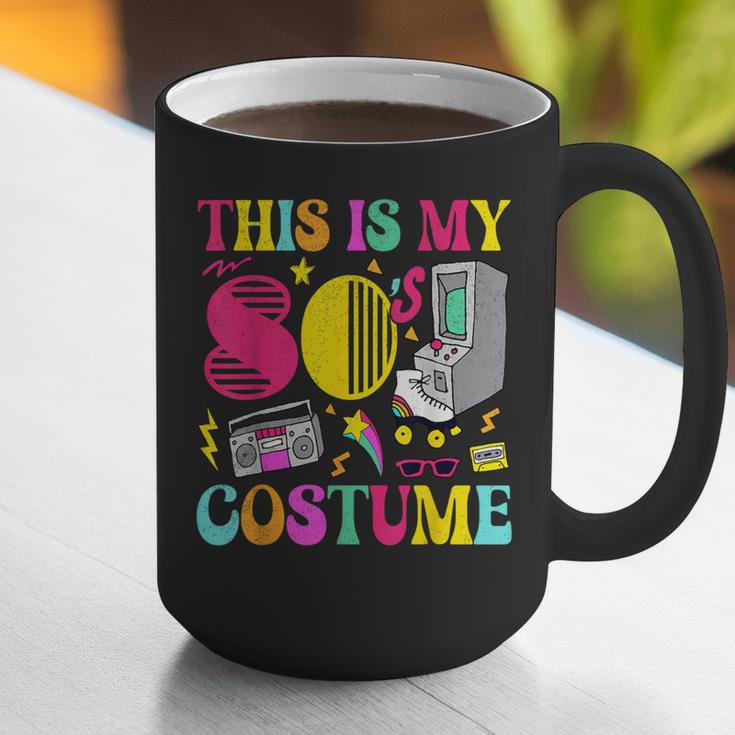 Vintage 80s Vibes Costume Nostalgia 1980s Fashion Cassette Graphic Print Coffee Mug