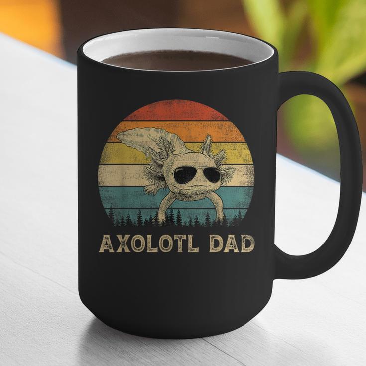 Vintage Axolotl Dad Axolotl Lovers Daddy Father's Day Graphic Print Coffee Mug