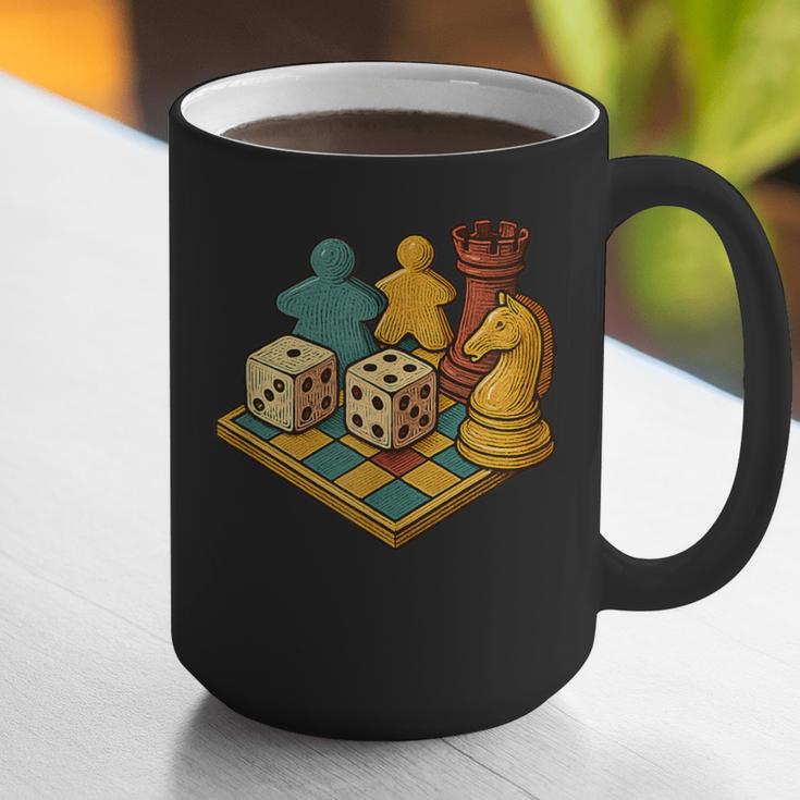 Vintage Board Game Art – Tabletop Nostalgia Graphic Print Coffee Mug