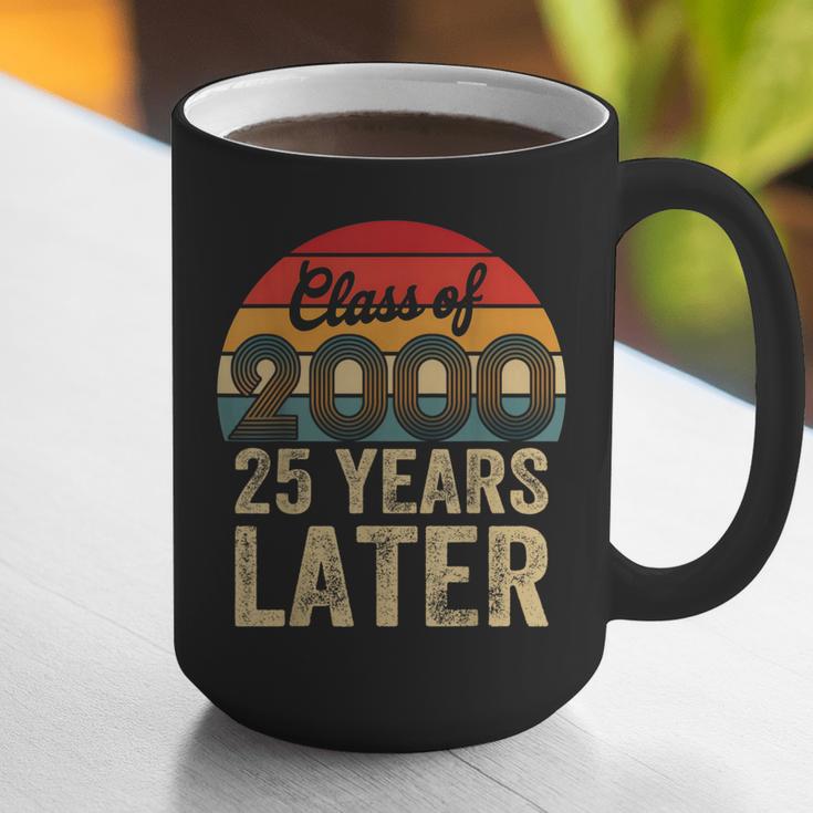 Vintage Class Of 2000 25 Years Later Reunion 25th Graduation Graphic Print Coffee Mug