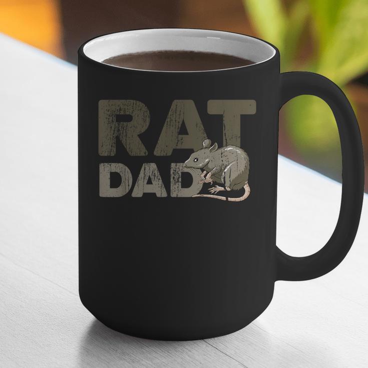 Vintage Distressed Rat Dad Graphic Print Coffee Mug