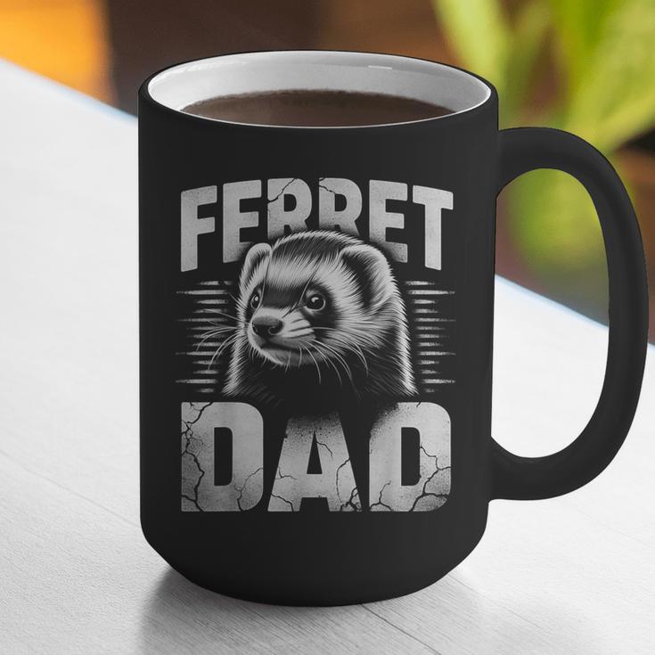 Vintage Ferret Dad Ultimate Pet Lover Ferret Owner Graphic Print Coffee Mug