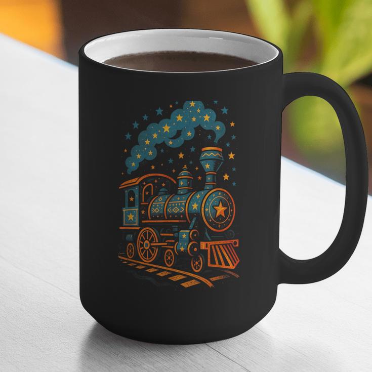 Vintage Locomotive Nostalgia Railroad Stars Graphic Print Coffee Mug Vintage Locomotive Nostalgia Railroad Stars Graphic Print Coffee Mug
