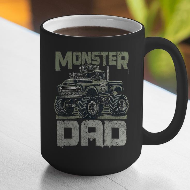 Vintage Monster Truck Lover DAD Family Matching Birthday Graphic Print Coffee Mug