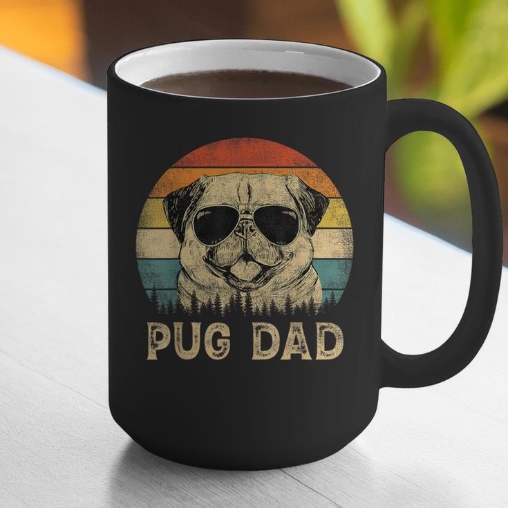 Vintage Pug Dad Dog Lovers Father's Day Tee Graphic Print Coffee Mug Vintage Pug Dad Dog Lovers Father's Day Tee Graphic Print Coffee Mug