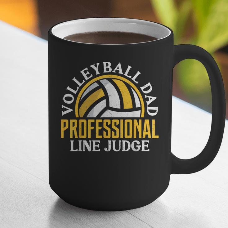 Volleyball Dad Professional Line Judge Volleyball Dad Graphic Print Coffee Mug