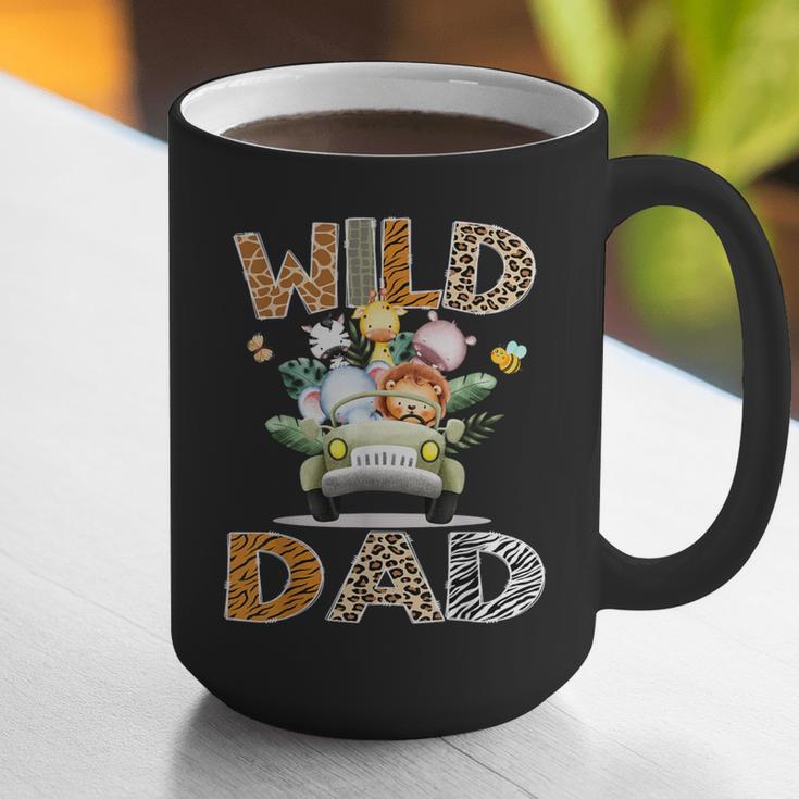 Wild Dad 1St Birthday Safari Jungle Animal Truck Graphic Print Coffee Mug Wild Dad 1St Birthday Safari Jungle Animal Truck Graphic Print Coffee Mug