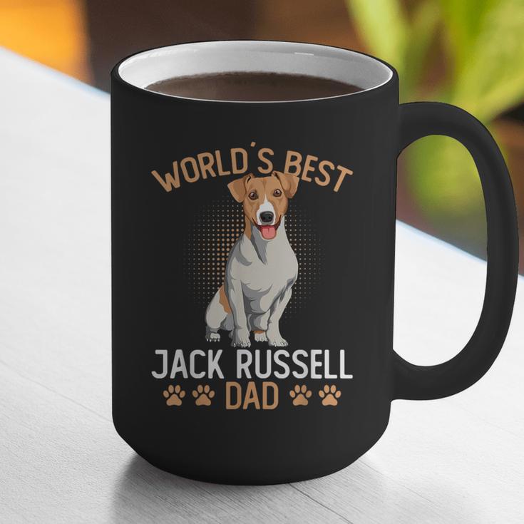 World´s Best Jack Russell Terrier Dad Dog Owner Men Graphic Print Coffee Mug