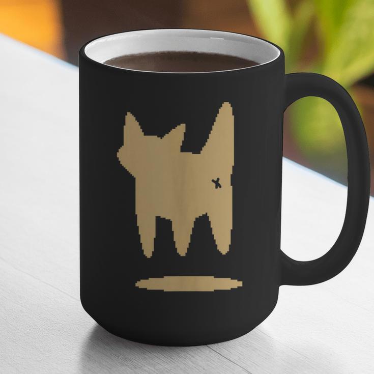 Yk2 Cat With Tomboy Tail 90s Nostalgia Downtown Indie Graphic Print Coffee Mug