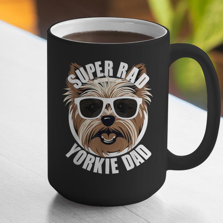 Yorkie Dad Father’s Day Yorkshire Terrier Dog Dad Graphic Print Coffee Mug