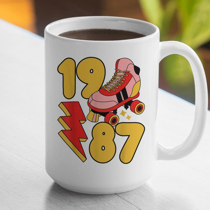 1987 Retro Roller Skate Vintage 80s Nostalgia Collector Graphic Print Coffee Mug 1987 Retro Roller Skate Vintage 80s Nostalgia Collector Graphic Print Coffee Mug
