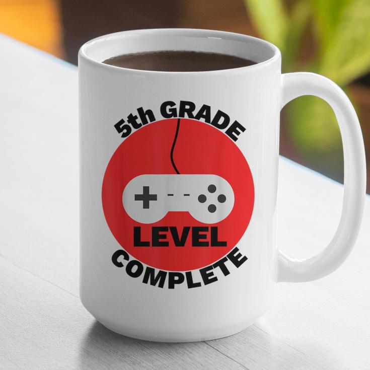 5th Grade Level Complete Gamer Graduation Graphic Print Coffee Mug