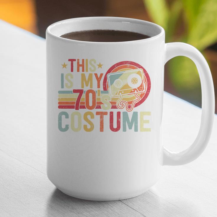 This Is My 70's Costume Retro Style Nostalgia 1970s Vintage Premium Tri-Blend Graphic Print Coffee Mug
