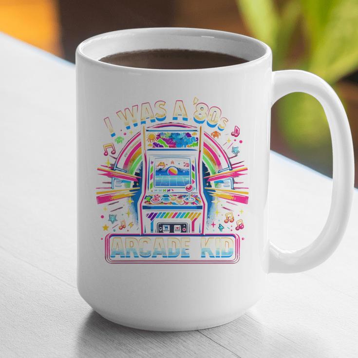 80s Arcade Kid Vintage Gamer Nostalgia Graphic Print Coffee Mug