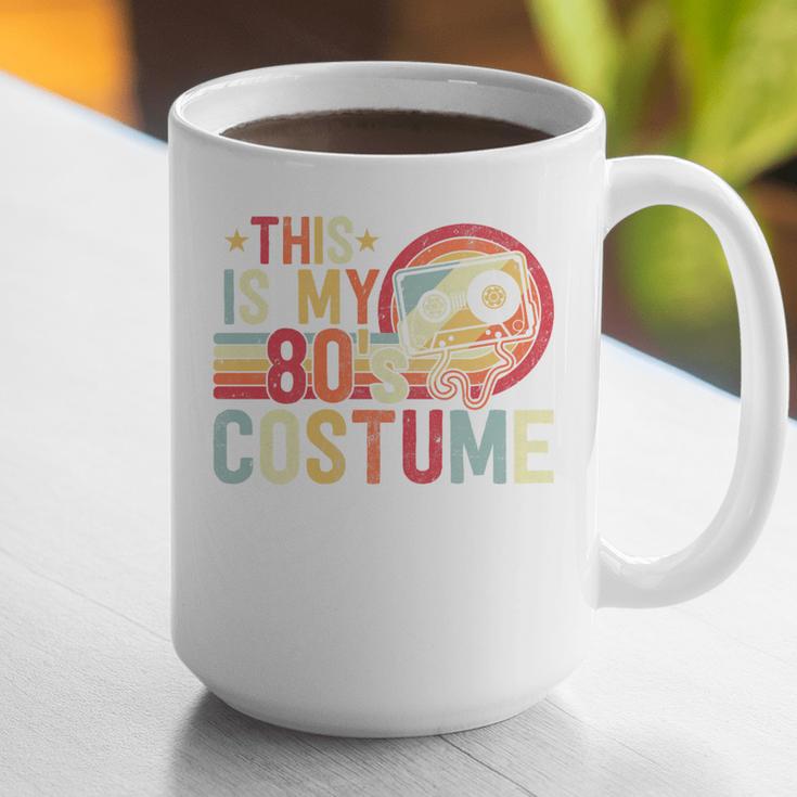 This Is My 80s Costume Vintage Style Nostalgia 1980s Retro Premium Tri-Blend Graphic Print Coffee Mug