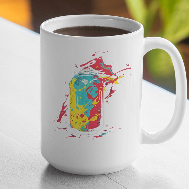 80s Nostalgia Soda Can Graphic Print Coffee Mug
