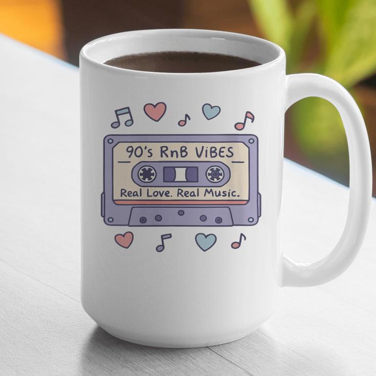 90s RNB Vibes Cassette – Retro Music Nostalgia RNB Cassette Graphic Print Coffee Mug