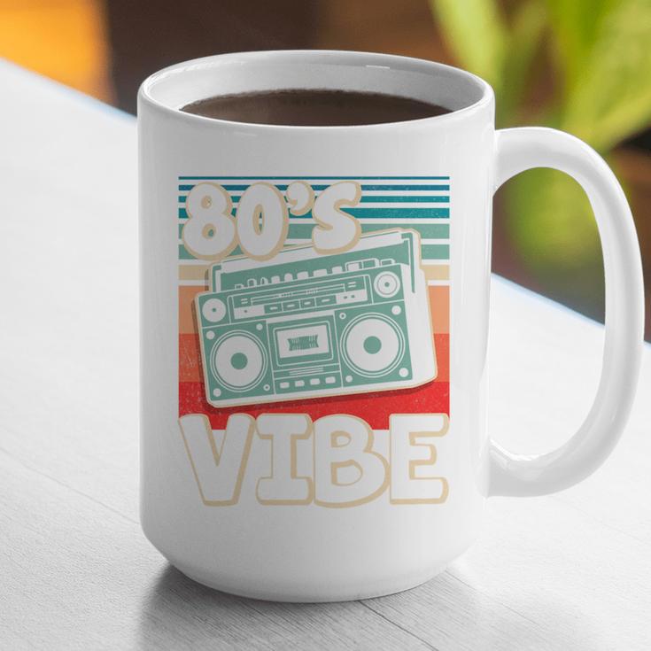 90's Vibe Vintage Style Cassette Tape Nostalgia 1990s Party Premium Tri-Blend Graphic Print Coffee Mug