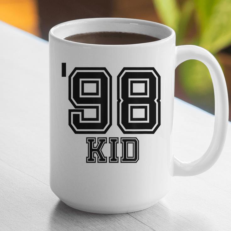 '98 Kid Perfect Vintage Retro Nostalgia Gear For Year 1998 Graphic Print Coffee Mug