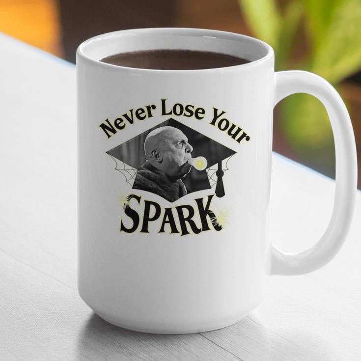The Addams Family TV Series – Uncle Fester Graduation Spark Premium Graphic Print Coffee Mug