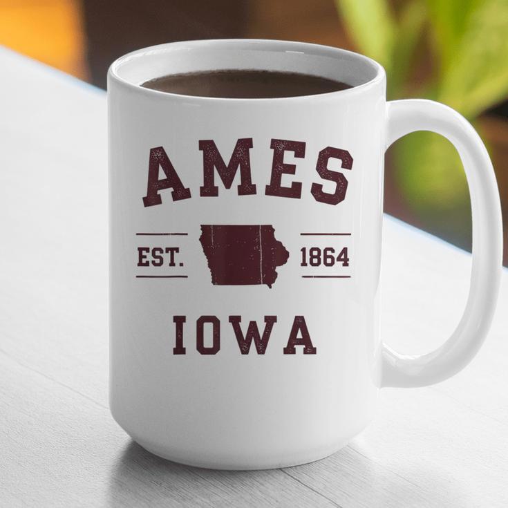 Ames Iowa Est 1864 Nostalgia Graphic Print Coffee Mug
