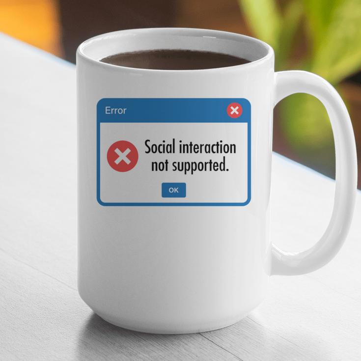 Anti Social Introvert Social Interaction Not Supported Graphic Print Coffee Mug Anti Social Introvert Social Interaction Not Supported Graphic Print Coffee Mug