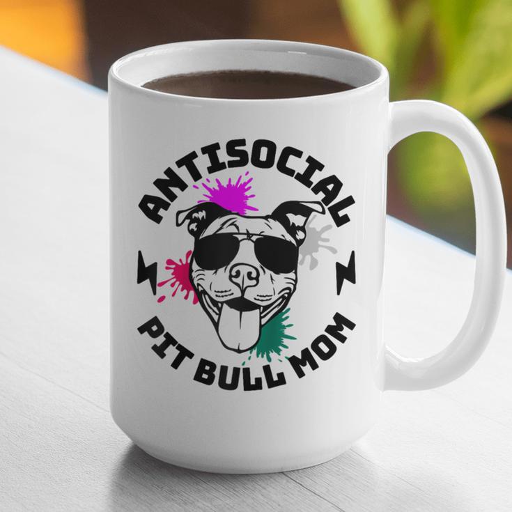 Antisocial Pit Bull Mom Pittie Introvert Dog Lover Pit Bull Raglan Baseball Tee Graphic Print Coffee Mug Antisocial Pit Bull Mom Pittie Introvert Dog Lover Pit Bull Raglan Baseball Tee Graphic Print Coffee Mug