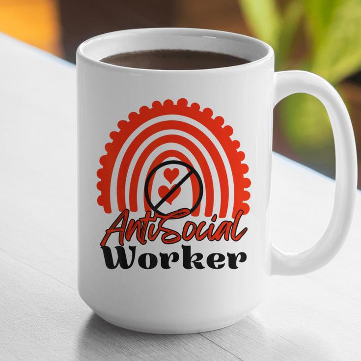 AntiSocial Worker Anti-Social Social Worker Introvert Graphic Print Coffee Mug AntiSocial Worker Anti-Social Social Worker Introvert Graphic Print Coffee Mug