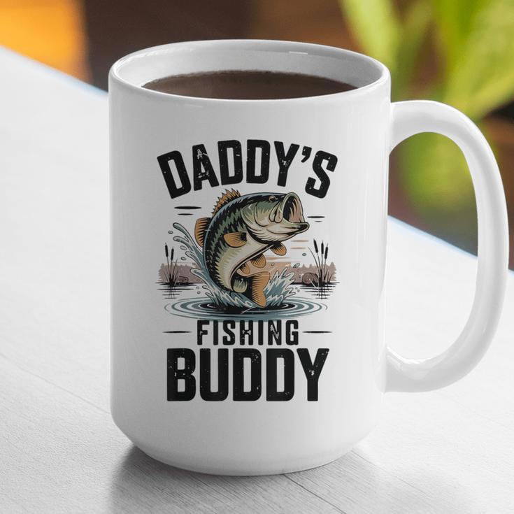 Boy Daddy Fishing Buddy Matching Fishing Bass Fishing Graphic Print Coffee Mug