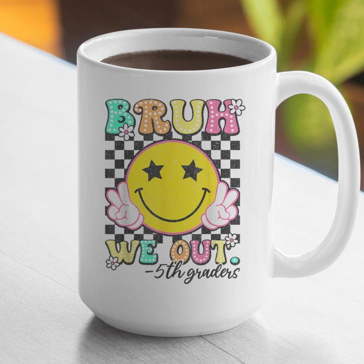 Bruh We Out 5th Graders Fifth Grade Graduation Class 2025 Graphic Print Coffee Mug