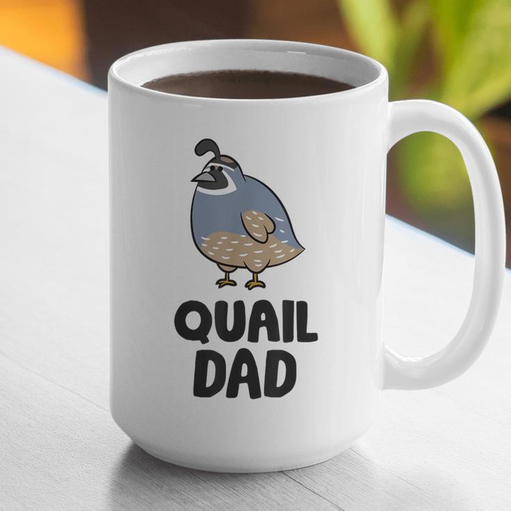 California Quail Bird Dad Quail Dad Graphic Print Coffee Mug