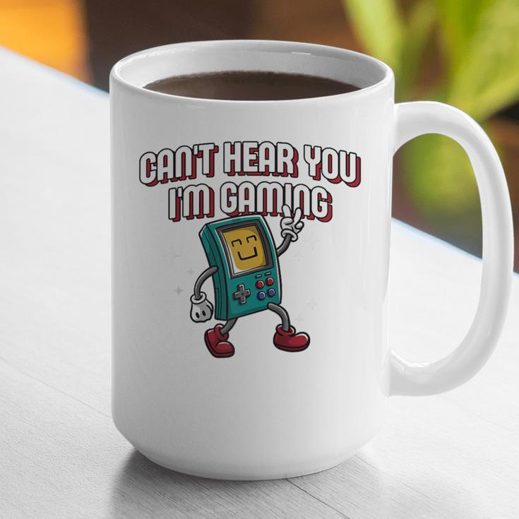 Cant Hear You Im Gaming Introvert Gamer Antisocial Raglan Baseball Tee Graphic Print Coffee Mug