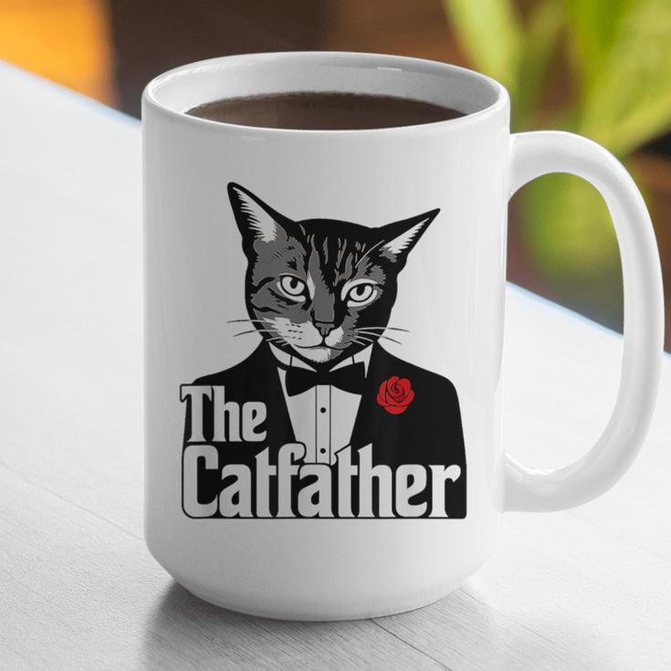 The Cat Father Cool Cat Dad Cat Lovers Graphic Print Coffee Mug