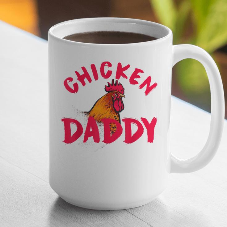 Chicken Dad Rooster Daddy Farmer Graphic Print Coffee Mug