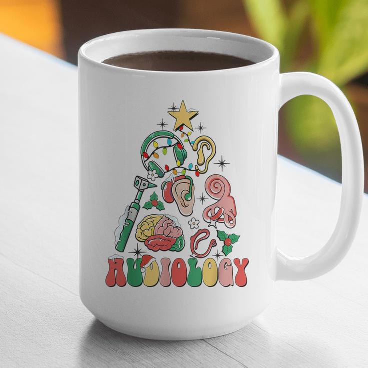Christmas Audiology Tree Audiology Student Graduation Graphic Print Coffee Mug