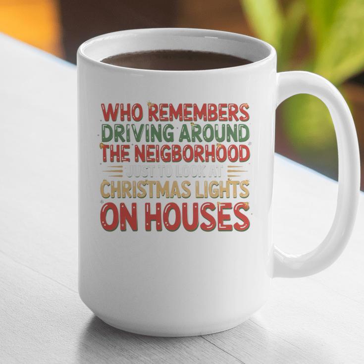 Christmas Lights Nostalgia – Holiday Memory Christmas Spirit Premium Tri-Blend Graphic Print Coffee Mug
