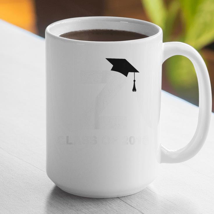 Class Of 2018 Last Name Letter Z Graduation Graphic Print Coffee Mug